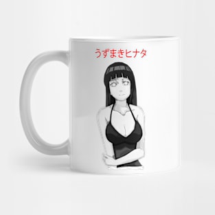 Anime girl B&W Mug